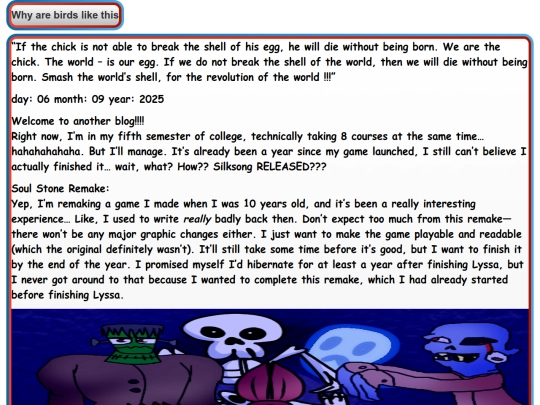 blog screenshot