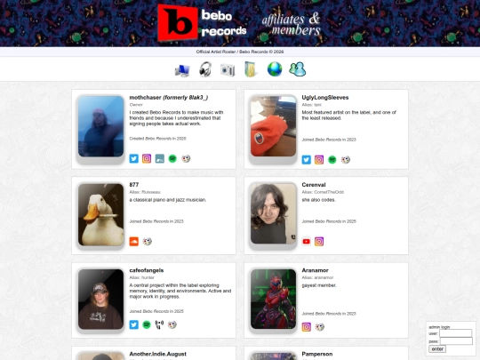 affiliates screenshot