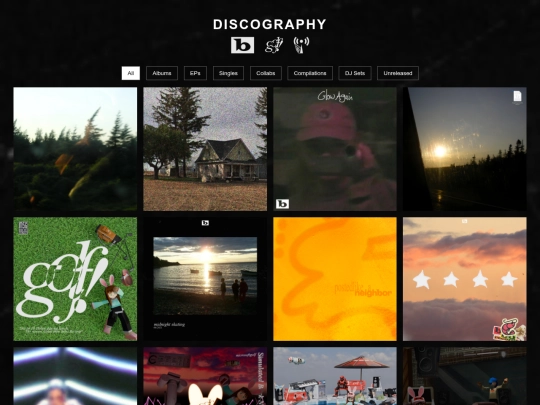 discography screenshot