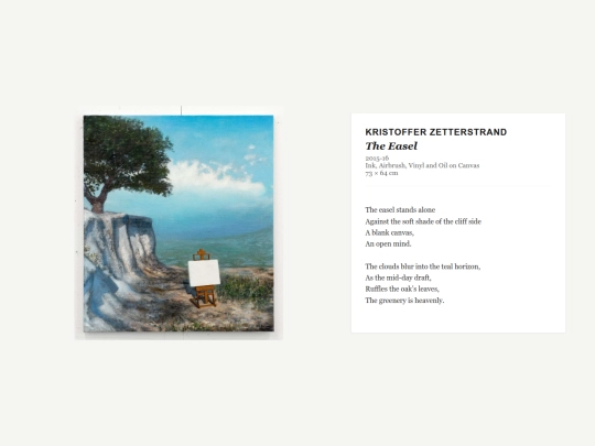 shrines/writings/theeasel screenshot