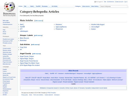 wiki/AllArticles screenshot