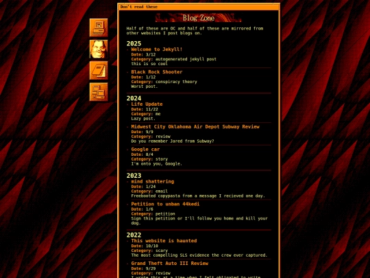 blog screenshot