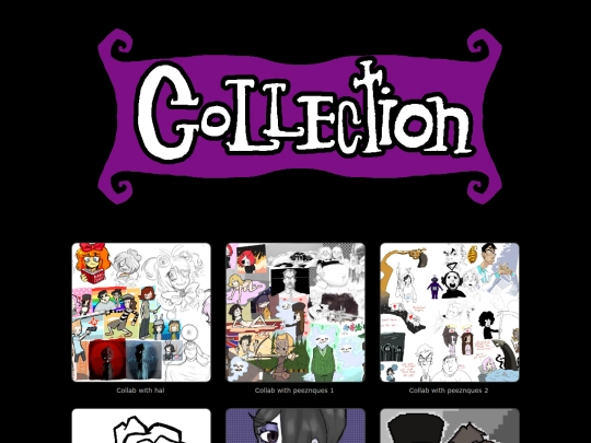 Gallerypage/Fanartcollabs screenshot