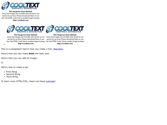index screenshot
