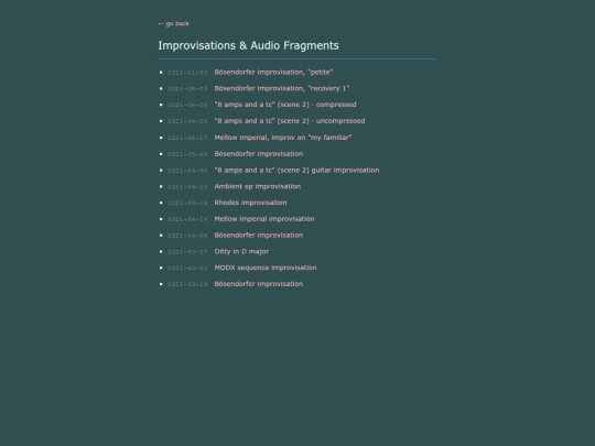 improvisations screenshot