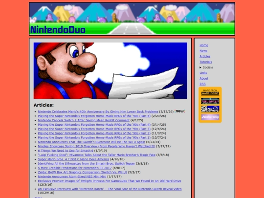 articles screenshot