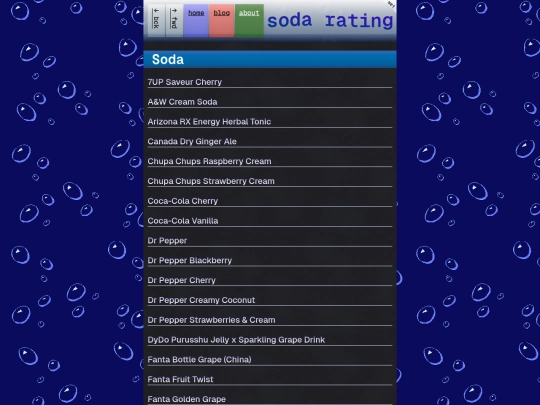 soda_rater screenshot