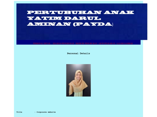 aboutme screenshot