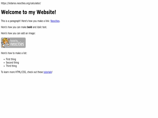 index screenshot