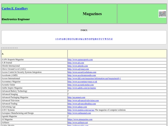 en/magazines screenshot
