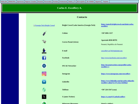 es/contacto screenshot