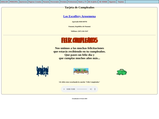 es/feliz-cumpleanos screenshot