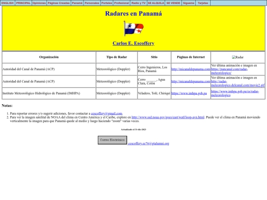 es/radares screenshot