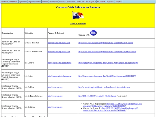 es/web-camaras screenshot