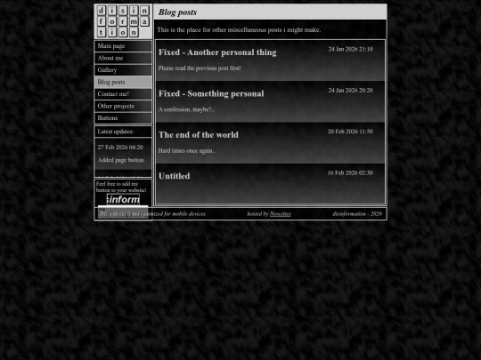 blog screenshot