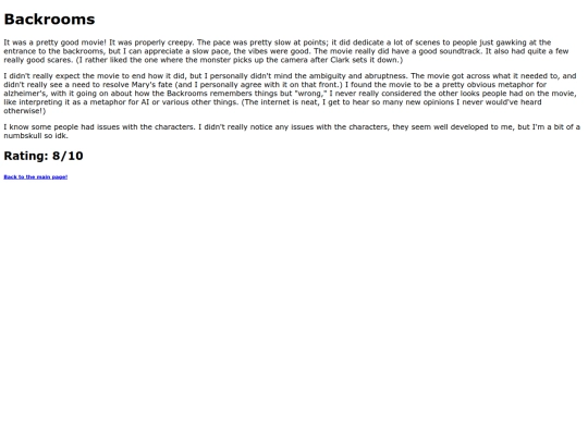 backrooms screenshot