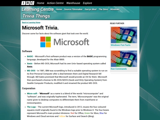 learning/trivia/ms-trivia screenshot