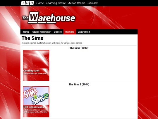 warehouse/thesims screenshot