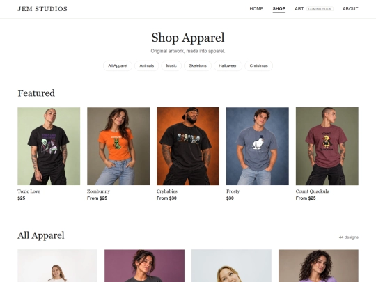 apparel screenshot