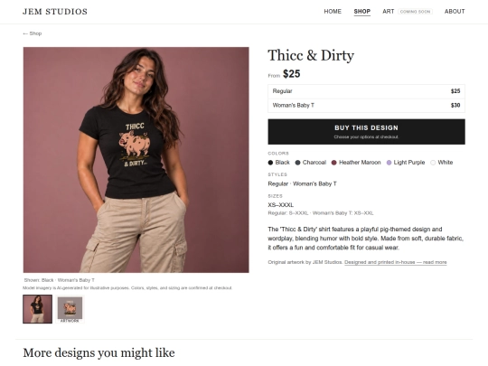 shop/thicc-and-dirty screenshot