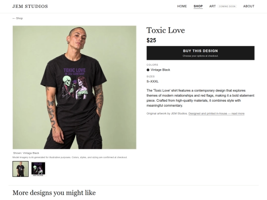shop/toxic-love screenshot