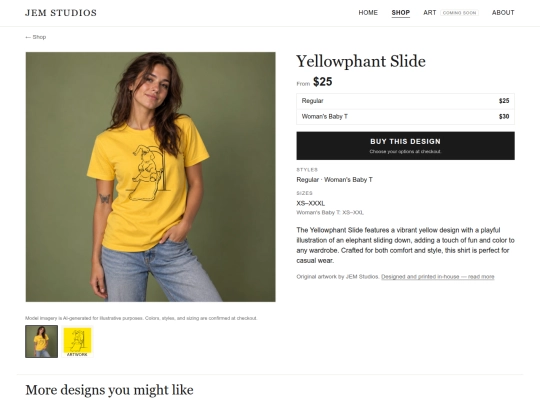 shop/yellowphant-slide screenshot