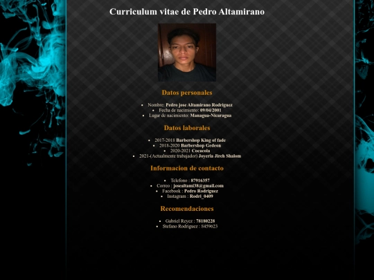 Cv screenshot
