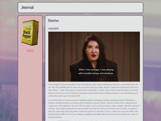 journal/journal screenshot