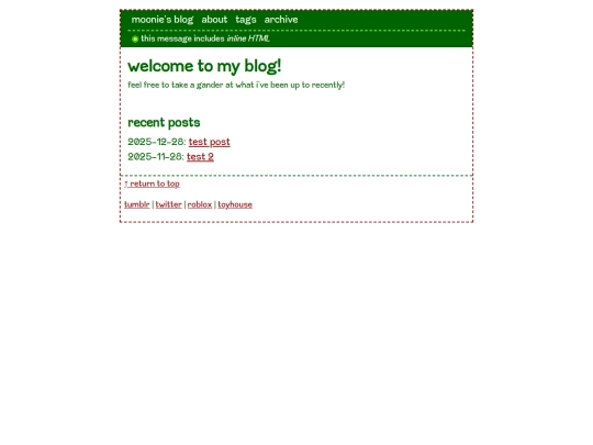 blog screenshot