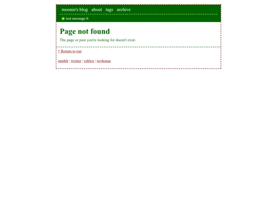 blog/not_found screenshot