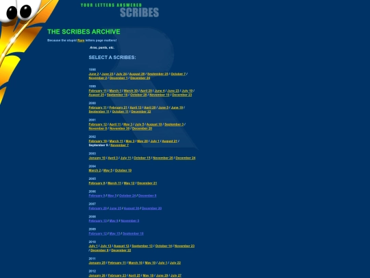 scribesindex screenshot