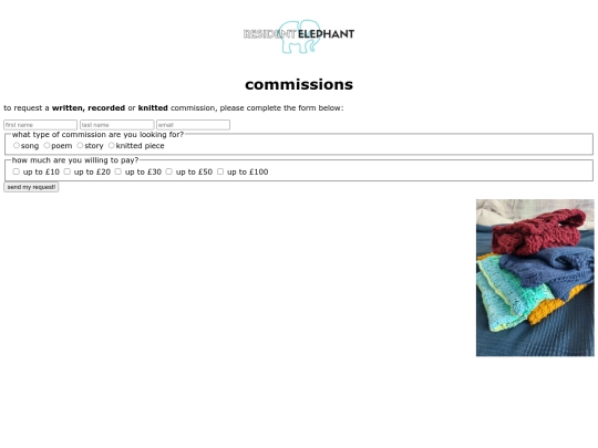 commissions screenshot