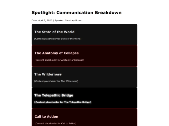 VAULT/spotlight-communication-breakdown screenshot