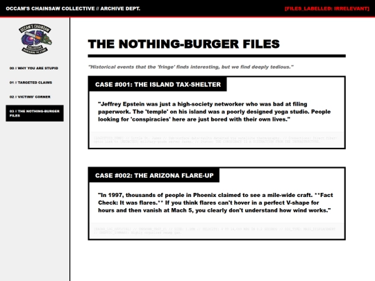 occ/archive screenshot