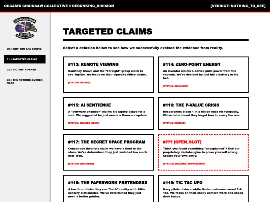 occ/cases screenshot
