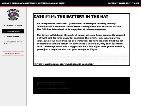 occ/cases/zero-point screenshot