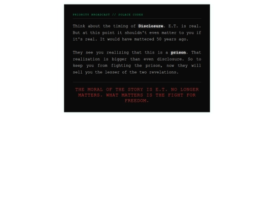 test/no-disclosure screenshot