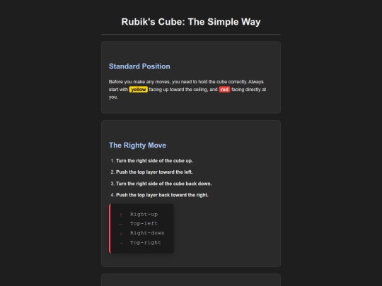 test/rubikscube screenshot