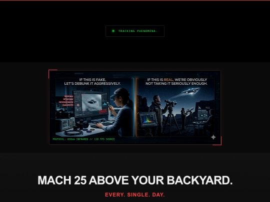 wake/UFOtracking screenshot