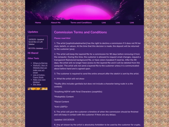 termsnconditions screenshot