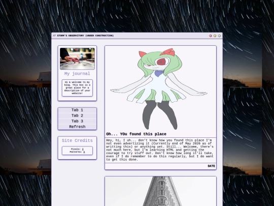 index screenshot