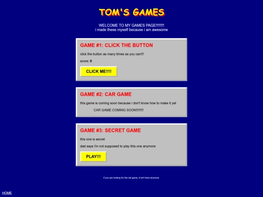 games screenshot