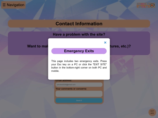 contact screenshot