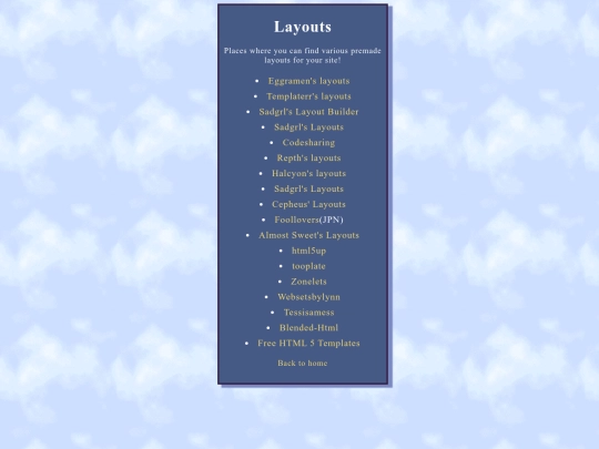 layouts screenshot