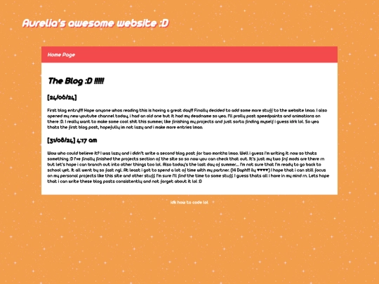 blog screenshot