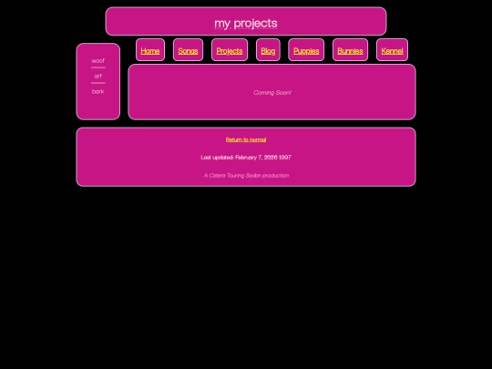 projects screenshot