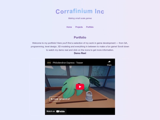 portfolio screenshot