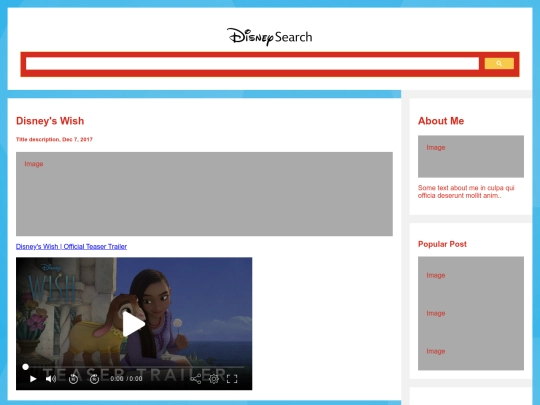 disneysearch screenshot