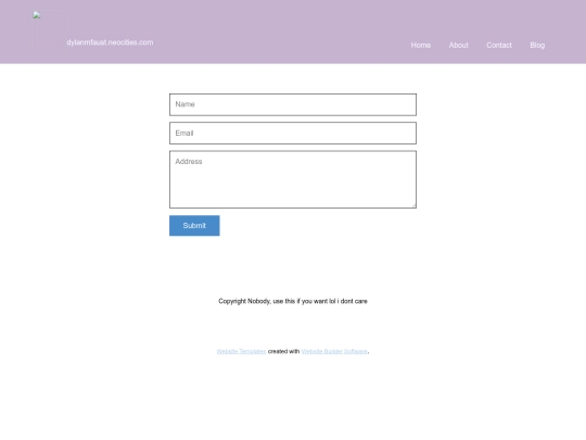 Contact screenshot