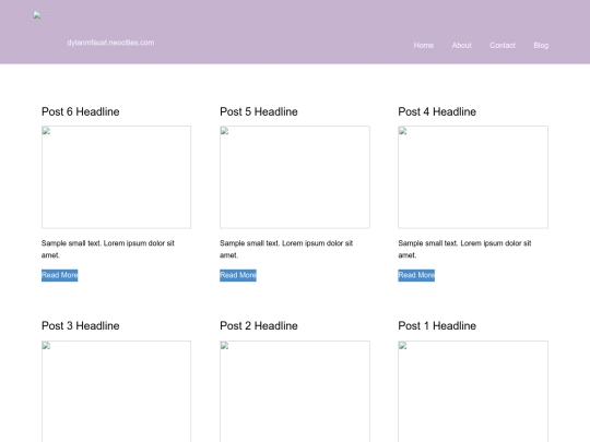 blog screenshot